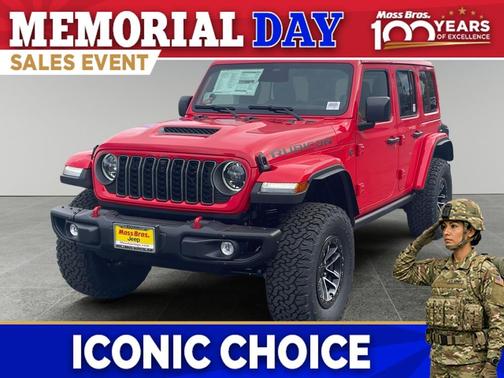 Firecracker Red Clearcoat 2026 Jeep Wrangler Rubicon