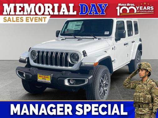 Bright White Clearcoat 2026 Jeep Wrangler 4-Door Sahara 4x4