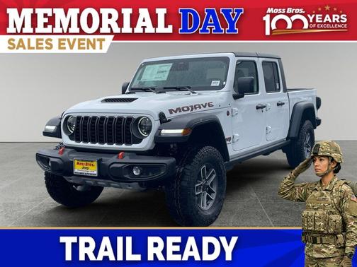 Bright White Clearcoat 2026 Jeep Gladiator Mojave 4x4