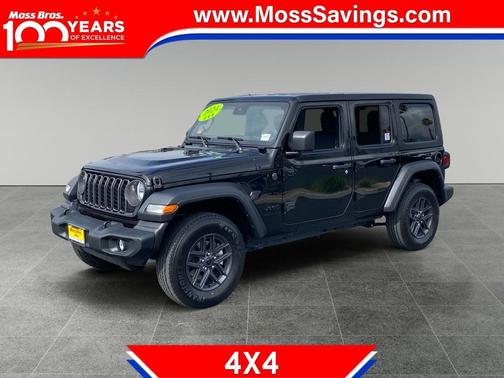 Black Clearcoat 2024 Jeep Wrangler Sport S