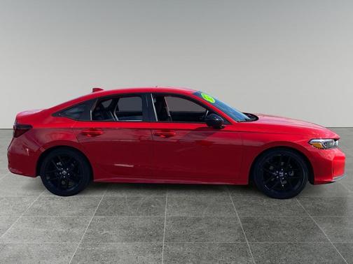 Rallye Red 2025 Honda Civic Sport