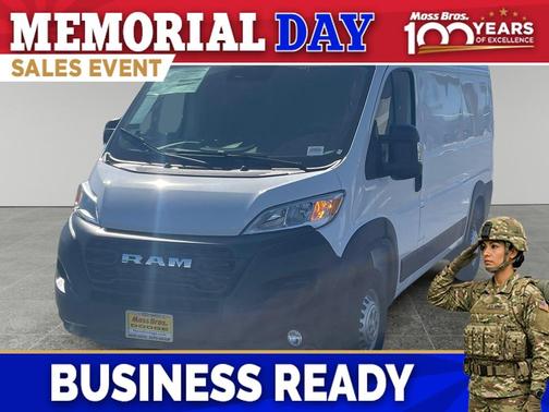 Bright White Clearcoat 2026 RAM ProMaster 1500 Low Roof