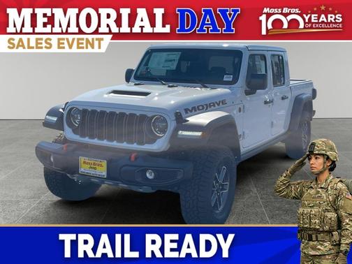 Bright White Clearcoat 2026 Jeep Gladiator Mojave 4x4