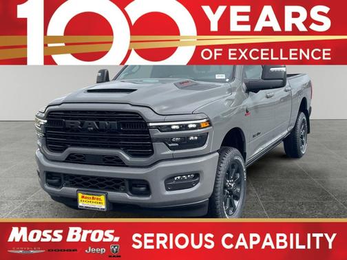 Ceramic Gray Clearcoat 2026 RAM 2500 Laramie Crew Cab 4x4 6'4' Box
