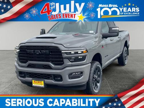Ceramic Gray Clearcoat 2026 RAM 2500 Laramie Crew Cab 4x4 6'4' Box