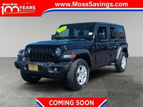 Black Clearcoat 2023 Jeep Wrangler Sport S