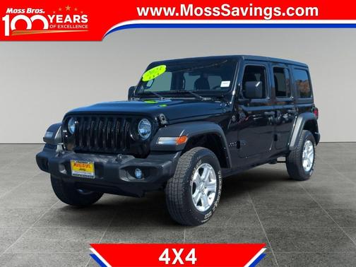 Black Clearcoat 2023 Jeep Wrangler Sport S