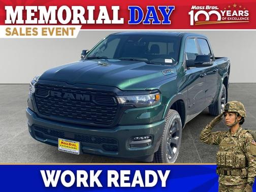 Serrano Green Metallic 2026 RAM 1500 Big Horn/Lone Star
