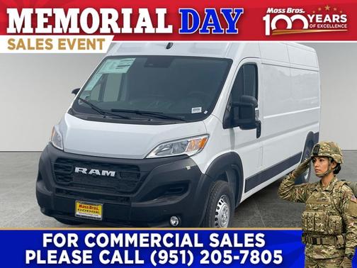 Bright White Clearcoat 2026 RAM ProMaster 2500 Tradesman