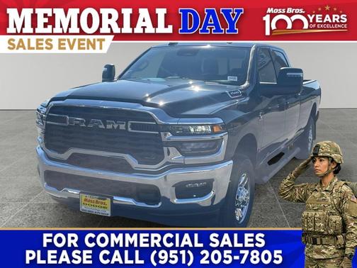 Forged Blue Metallic 2026 RAM 3500 Tradesman Crew Cab 4x4 8' Box