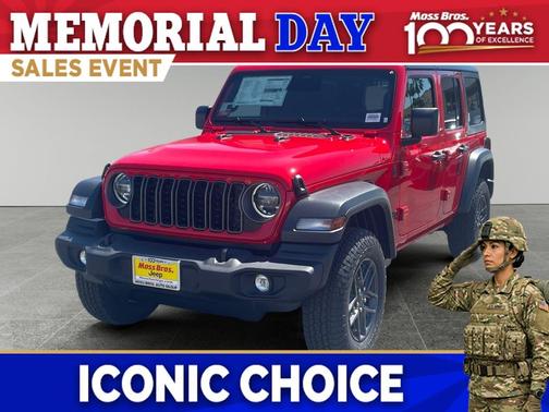 Firecracker Red Clearcoat 2026 Jeep Wrangler Sport S