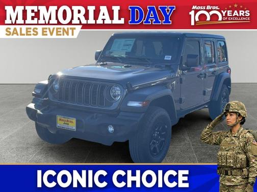 Granite Crystal Metallic Clearcoat 2026 Jeep Wrangler Sport