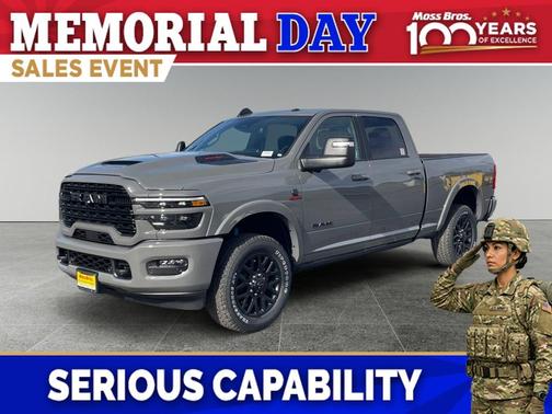 Ceramic Gray Clearcoat 2026 RAM 2500 Limited Crew Cab 4x4 6'4' Box