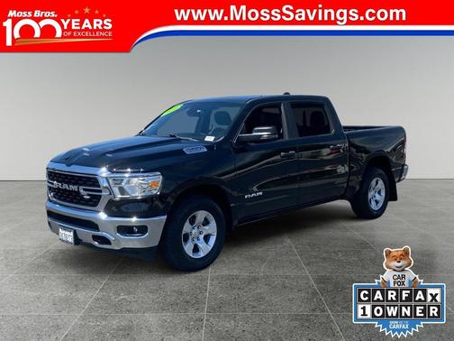Diamond Black Crystal Pearlcoat 2023 RAM 1500 Big Horn/Lone Star
