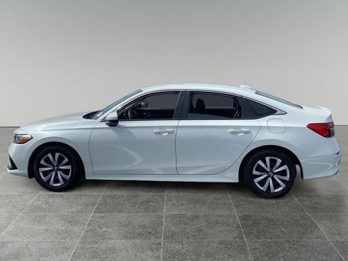 Platinum White Pearl 2023 Honda Civic LX