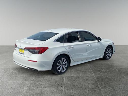 Platinum White Pearl 2023 Honda Civic LX