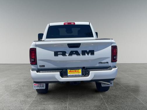 Bright White Clearcoat 2026 RAM 2500 Black Express Crew Cab 4x4 6'4' Box