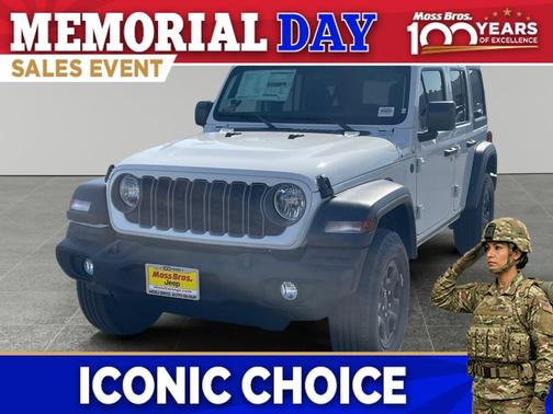 Bright White Clearcoat 2026 Jeep Wrangler Sport