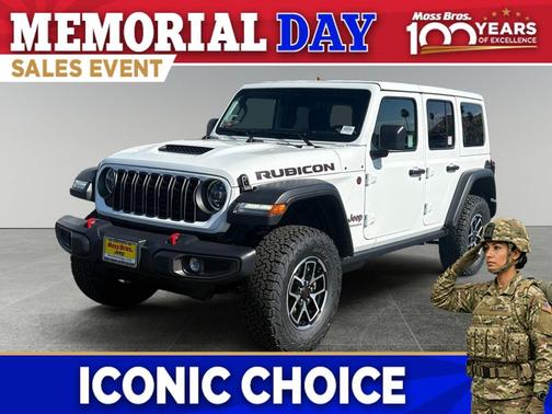 Bright White Clearcoat 2026 Jeep Wrangler Rubicon