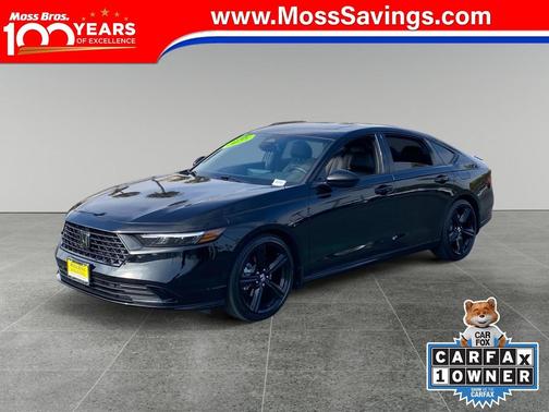 Crystal Black Pearl 2023 Honda Accord Hybrid Sport-L