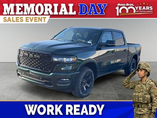 Serrano Green Metallic 2026 RAM 1500 Big Horn/Lone Star