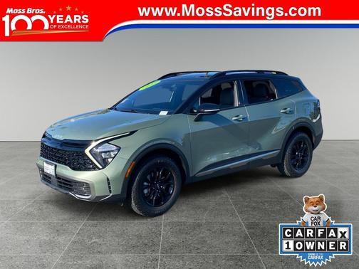 Jungle Green/Ebony Black Roof 2023 Kia Sportage S