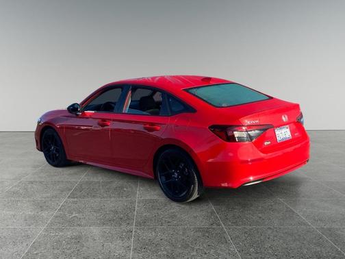 Rallye Red 2025 Honda Civic Hybrid Sport