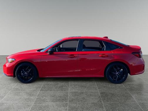 Rallye Red 2025 Honda Civic Hybrid Sport