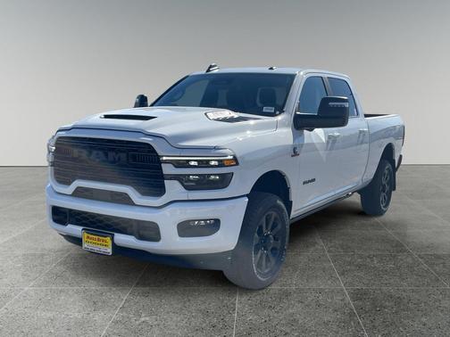 Bright White Clearcoat 2026 RAM 2500 Laramie Crew Cab 4x4 6'4' Box