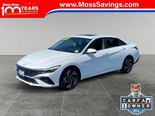 Serenity White 2025 Hyundai ELANTRA SEL