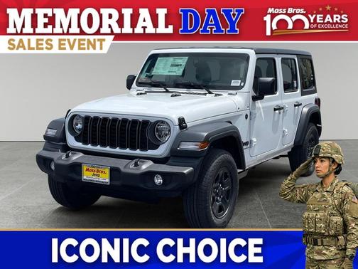 Bright White Clearcoat 2026 Jeep Wrangler Sport