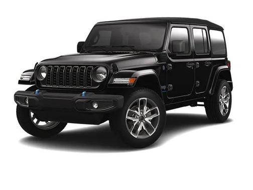 Black Clearcoat 2024 Jeep Wrangler 4xe Sport S