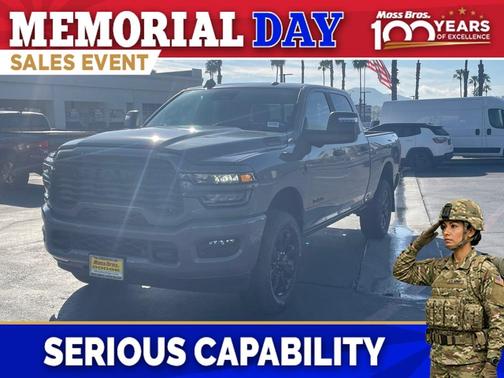 Ceramic Gray Clearcoat 2026 RAM 2500 Big Horn Crew Cab 4x4 6'4' Box