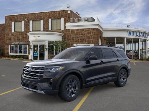 Agate Black Metallic 2026 Ford Explorer Active