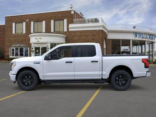 Space White Metallic 2025 Ford F-150 Lightning XLT