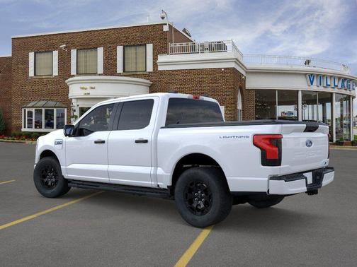 Space White Metallic 2025 Ford F-150 Lightning XLT