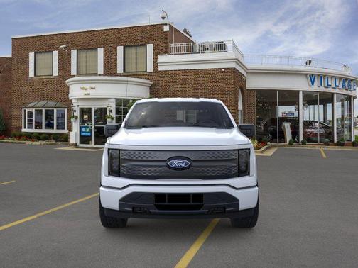 Space White Metallic 2025 Ford F-150 Lightning XLT