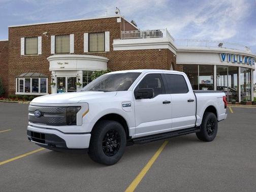 Space White Metallic 2025 Ford F-150 Lightning XLT