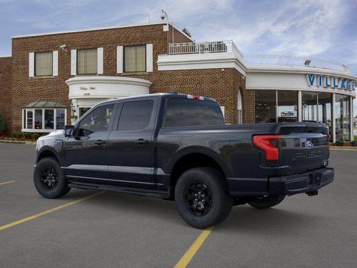 Agate Black Metallic 2025 Ford F-150 Lightning XLT