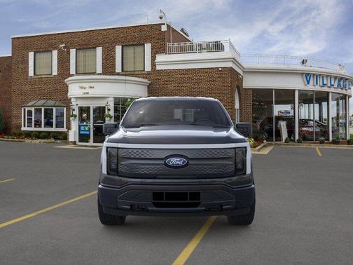 Agate Black Metallic 2025 Ford F-150 Lightning XLT