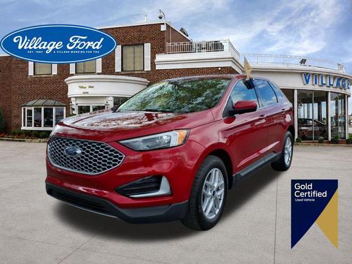 Rapid Red Metallic Tinted Clearcoat 2024 Ford Edge SEL