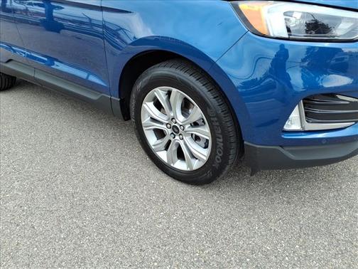 Atlas Blue Metallic 2024 Ford Edge Titanium