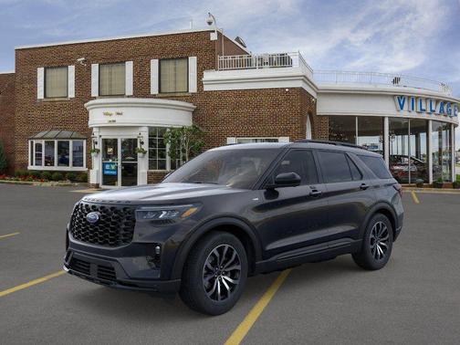 Agate Black Metallic 2026 Ford Explorer ST-Line