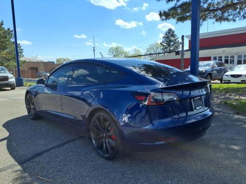 Deep Blue Metallic 2020 Tesla Model 3 Performance