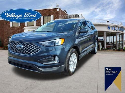 Stone Blue Metallic 2023 Ford Edge SEL
