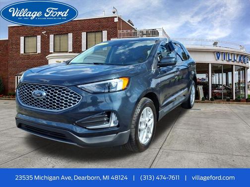 Stone Blue Metallic 2023 Ford Edge SEL