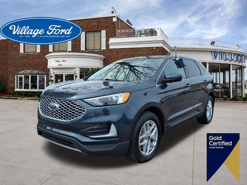 Stone Blue Metallic 2024 Ford Edge SEL