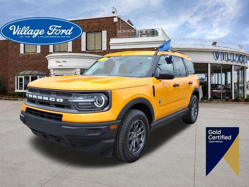 Cyber Orange Metallic Tricoat 2023 Ford Bronco Sport Big Bend