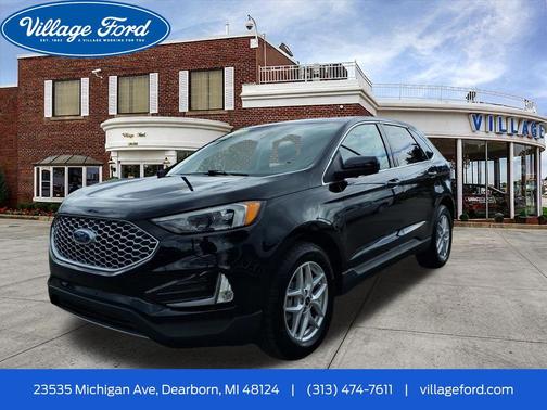 Agate Black Metallic 2023 Ford Edge SEL