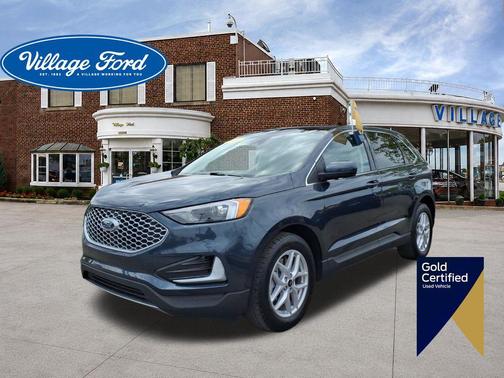 Stone Blue Metallic 2024 Ford Edge SEL